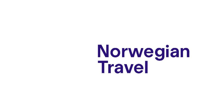 Norwegian Travel logo animation poster